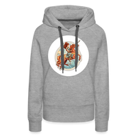 Thumbnail for Women’s Symbol Sagittarius Premium Hoodie - heather grey