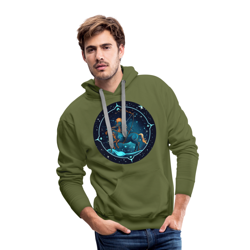 Men’s Magic Sagittarius Premium Hoodie - olive green