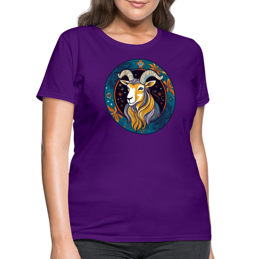 Women's Mythical Capricorn T-Shirt - purple