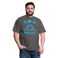 Thumbnail for Men's Power Words Libra Classic T-Shirt - charcoal