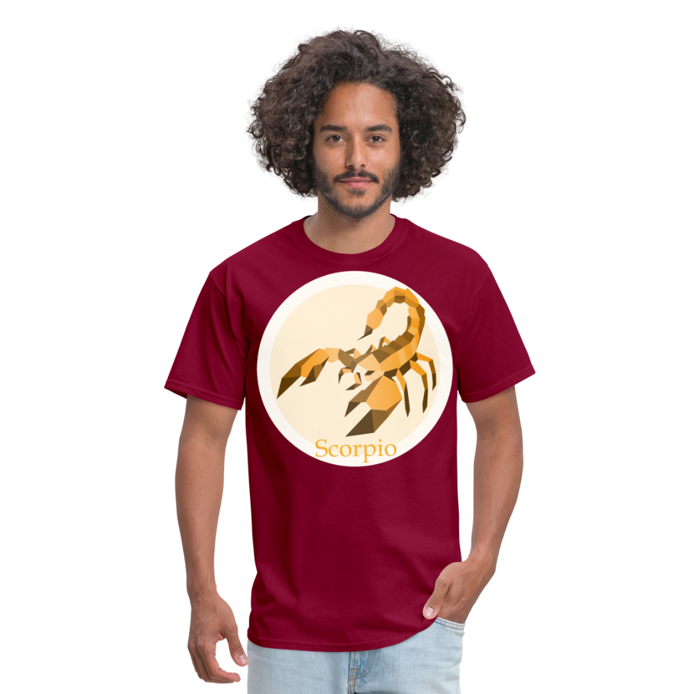 Men's Mosaic Scorpio Classic T-Shirt - burgundy