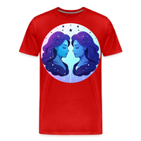 Thumbnail for Men's Magic Gemini Premium T-Shirt - red