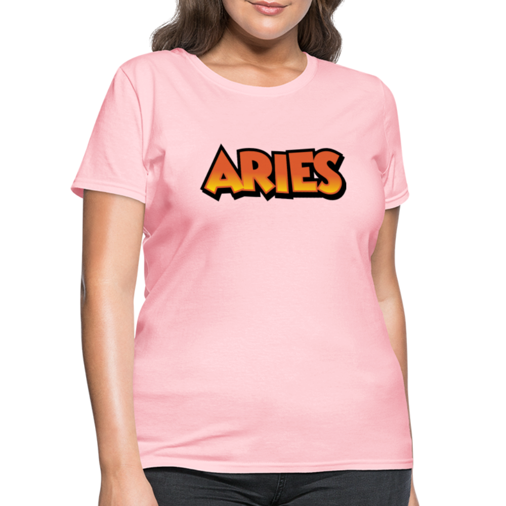 Women's Aries New Design T-Shirt - pink