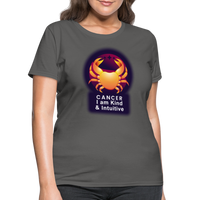 Thumbnail for Women's Glow Cancer T-Shirt - charcoal