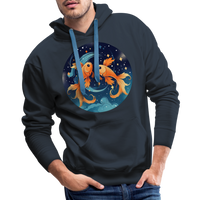 Thumbnail for Men’s Magic Pisces Premium Hoodie - navy