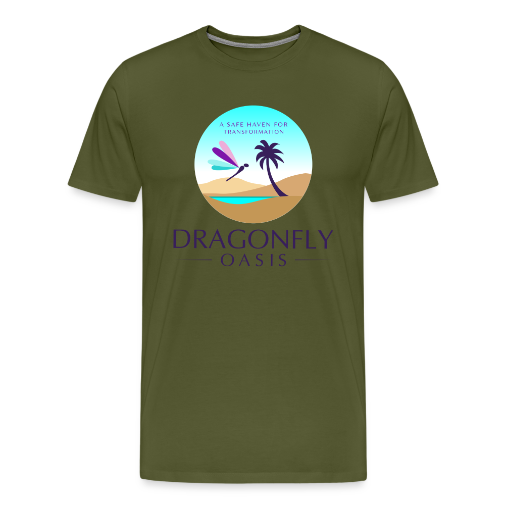 Men's Dragonfly Oasis V.1 Premium T-Shirt - olive green