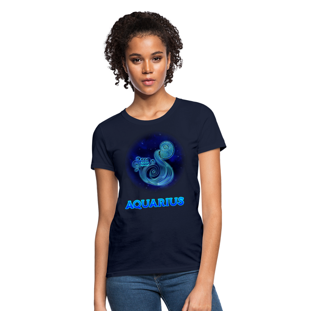 Women's Stellar Aquarius T-Shirt - navy