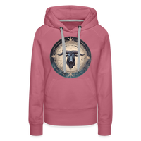 Thumbnail for Women’s Mythical Taurus Premium Hoodie - mauve