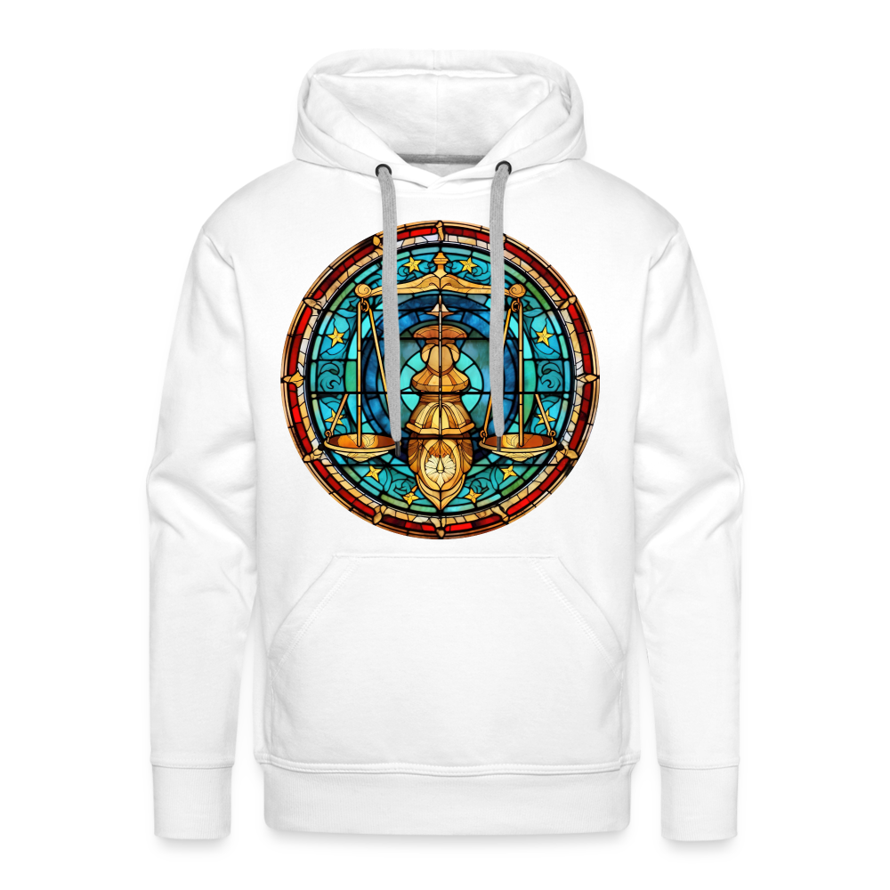 Men’s Mosaic Libra Premium Hoodie - white