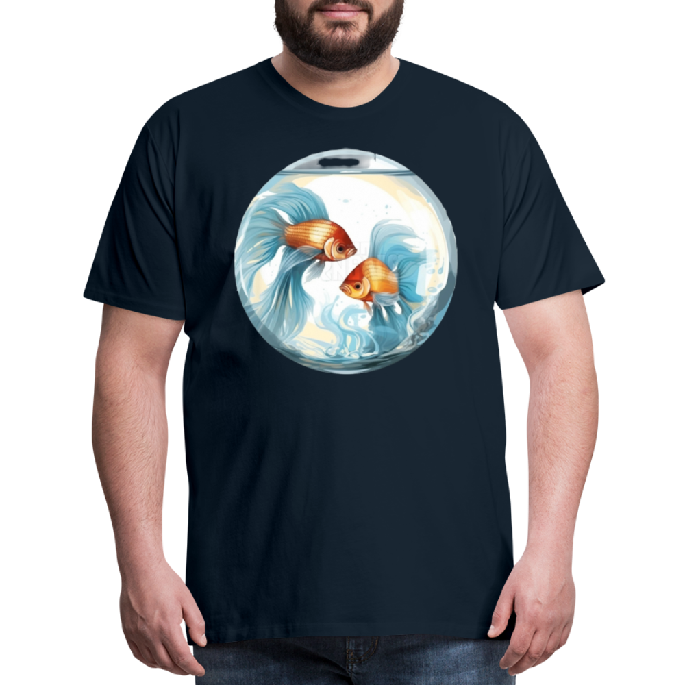 Men's Mythical Pisces Premium T-Shirt - deep navy