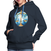 Thumbnail for Women’s Mythical Libra Premium Hoodie - navy