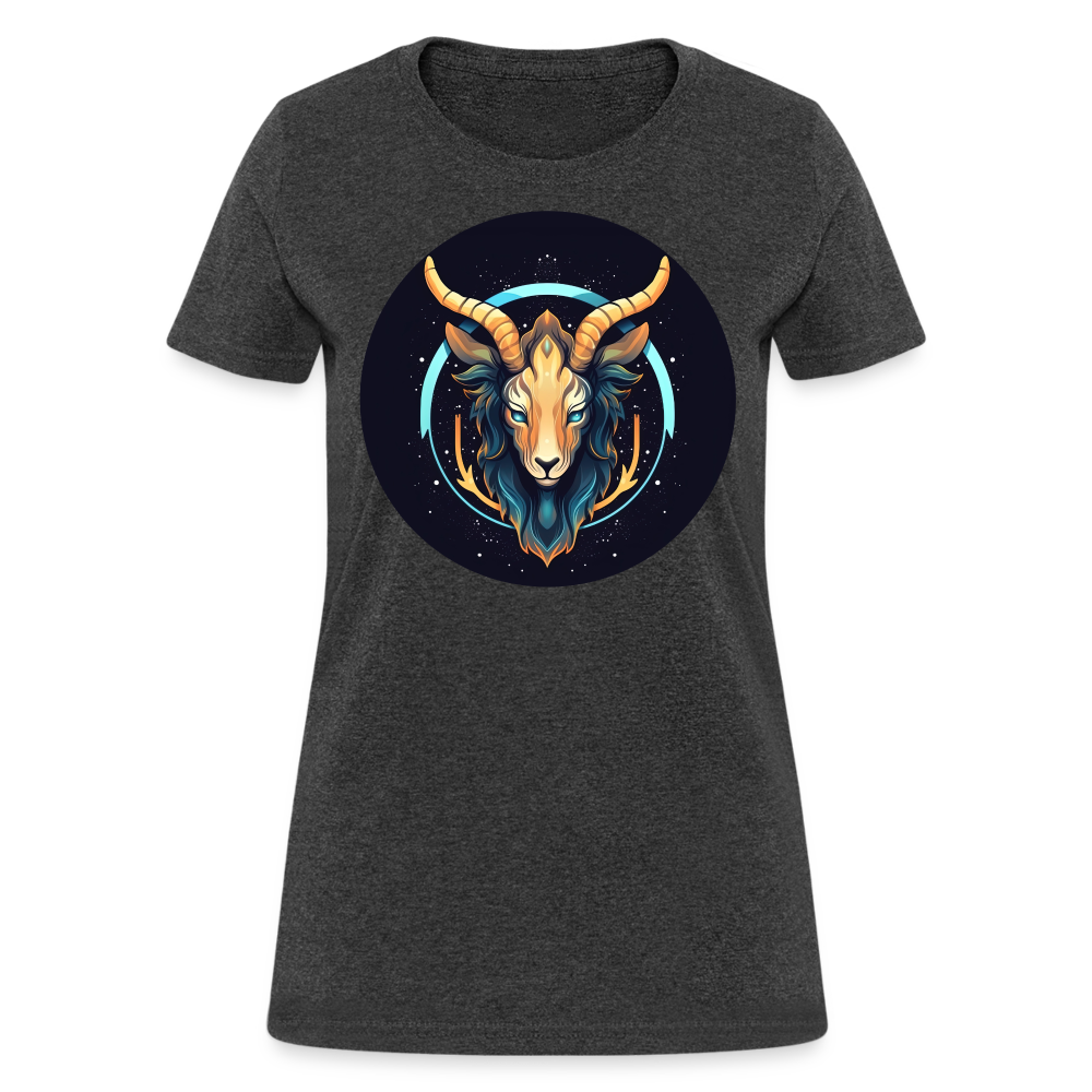 Women's Mystic Capricorn T-Shirt - heather black