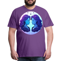 Thumbnail for Men's Magic Gemini Premium T-Shirt - purple