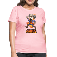 Thumbnail for Women's Playful Aries T-Shirt - pink