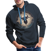 Thumbnail for Men’s Mythical Taurus Premium Hoodie - navy