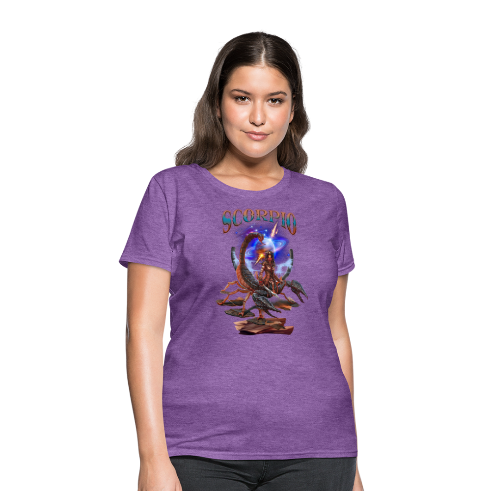 Women's Astral Scorpio T-Shirt - purple heather