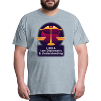 Thumbnail for Men's Glow Libra Premium T-Shirt - heather ice blue