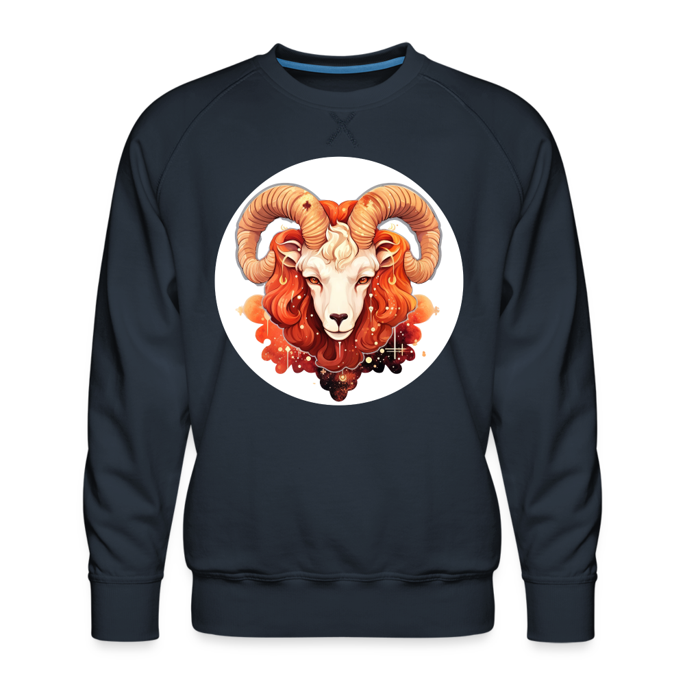 Men’s Symbol Aries Premium Sweatshirt - navy