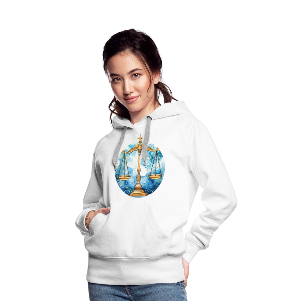 Women’s Mythical Libra Premium Hoodie - white