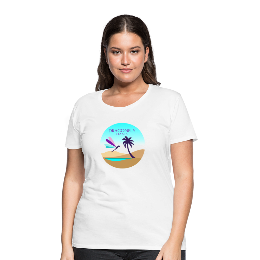 Women's Dragonfly Oasis V.2 Premium T-Shirt - white