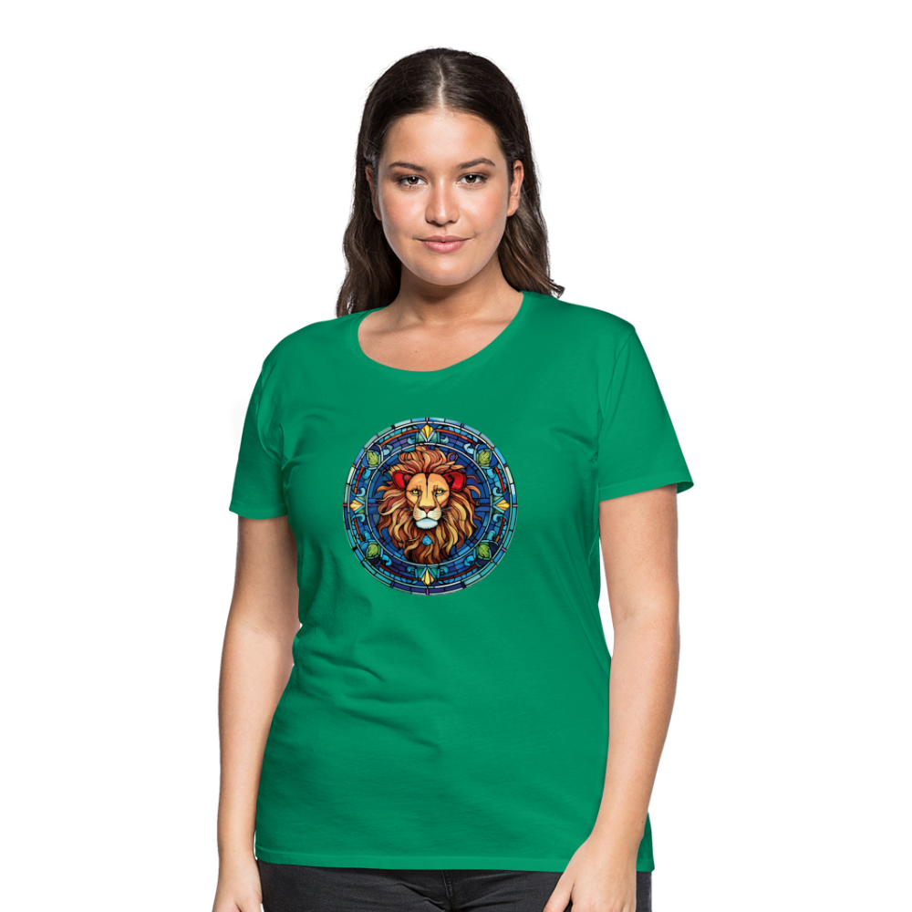 Women's Mosaic Leo Premium T-Shirt - kelly green