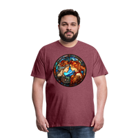 Thumbnail for Men's Mosaic Gemini Premium T-Shirt - heather burgundy