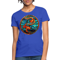 Thumbnail for Women's Mosaic Pisces T-Shirt - royal blue