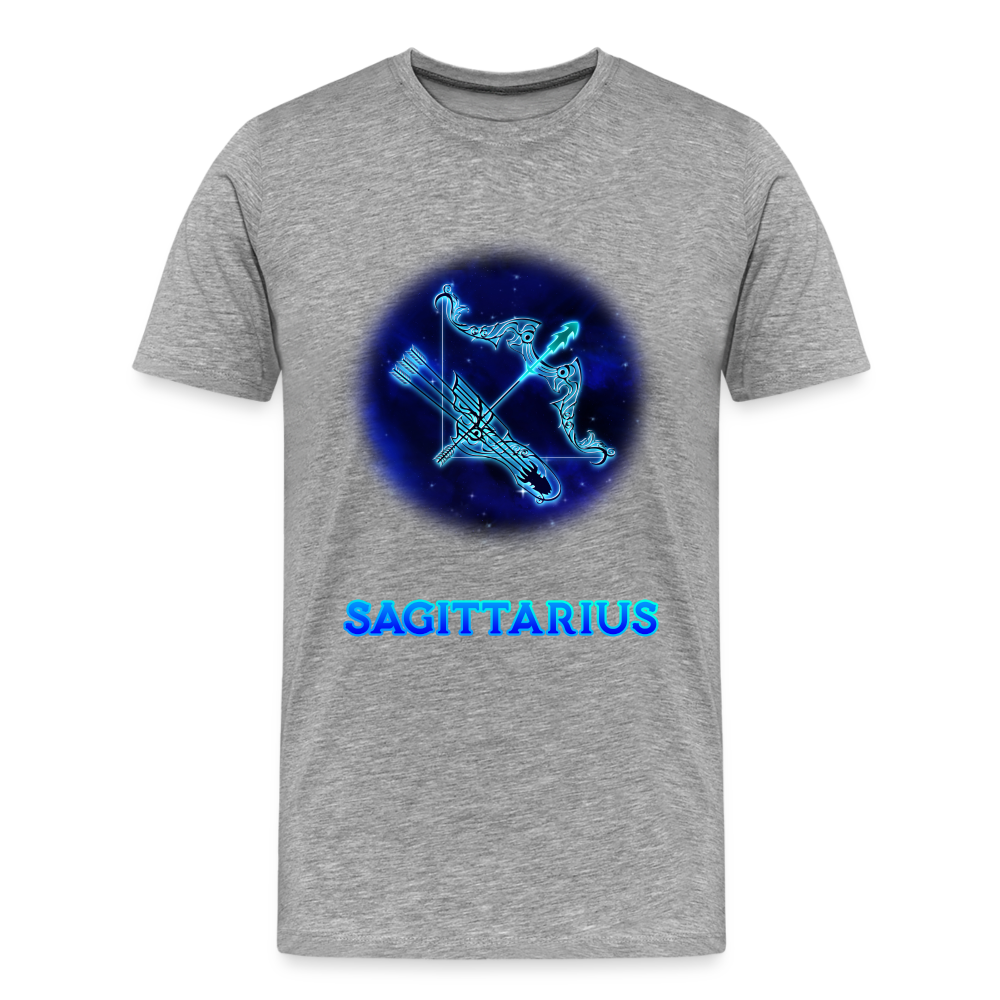 Men's Sagittarius Premium T-Shirt - heather gray