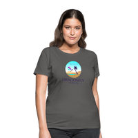 Thumbnail for Women's Dragonfly Oasis V.1 Capricorn T-Shirt - charcoal