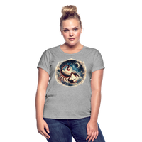 Thumbnail for Women's Neon Scorpio Relaxed Fit T-Shirt - heather gray