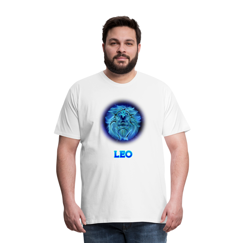 Men's Leo Premium T-Shirt - white