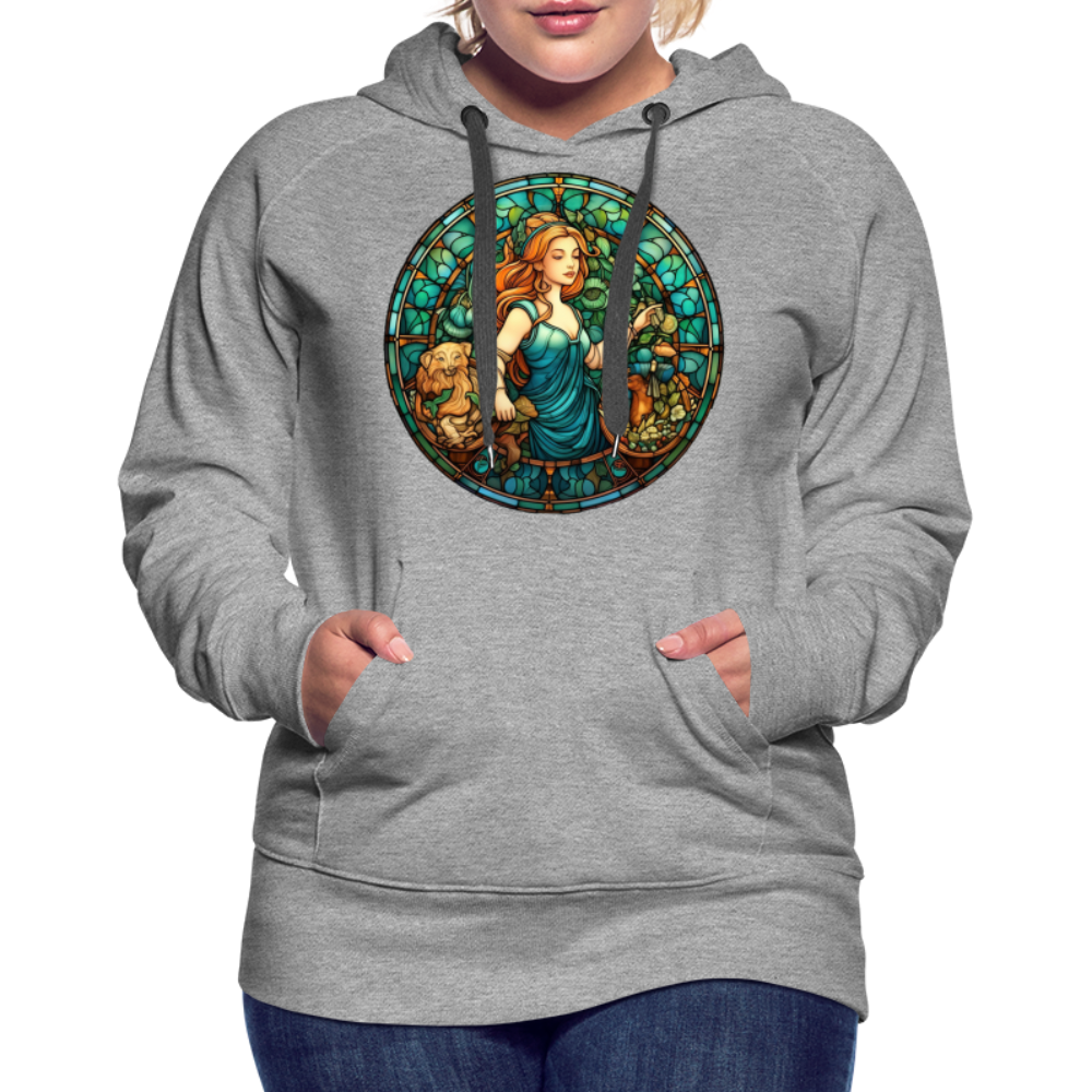 Women’s Mosaic Virgo Premium Hoodie - heather grey