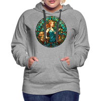 Thumbnail for Women’s Mosaic Virgo Premium Hoodie - heather grey