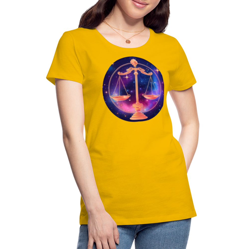 Women’s Magic Libra Premium T-Shirt - sun yellow