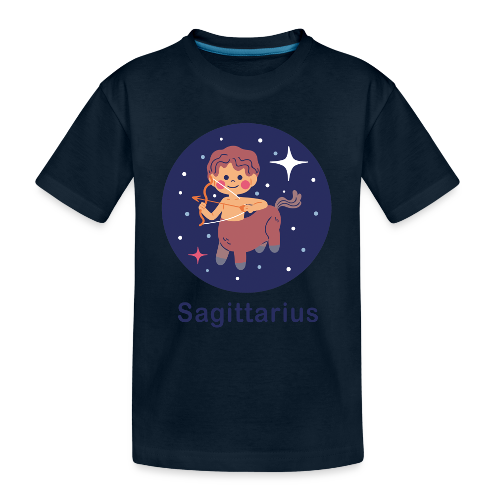 Kid’s Bluey Sagittarius Premium Organic T-Shirt - deep navy