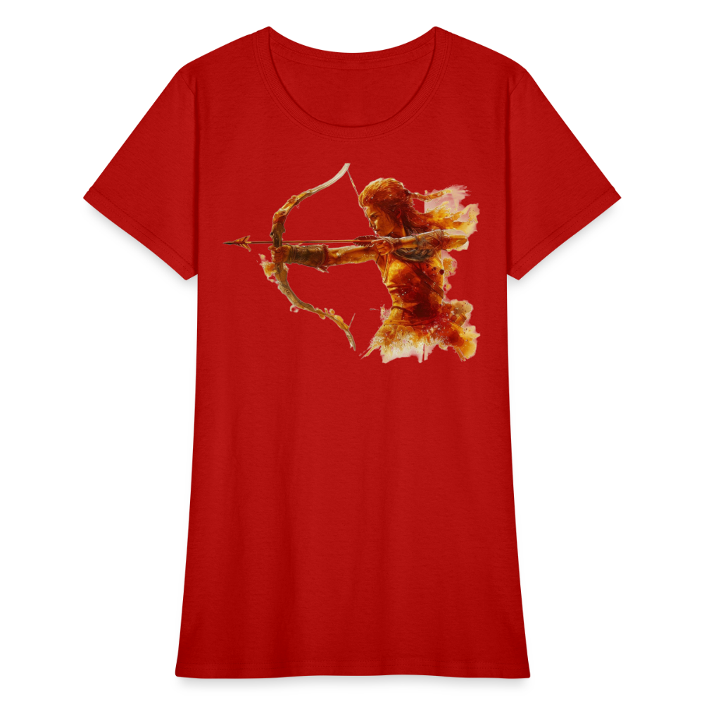 Women's Mythical Sagittarius T-Shirt - red