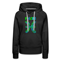 Thumbnail for Women's Power Words Pisces Premium Hoodie - black