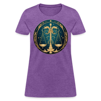 Thumbnail for Women's Mystic Libra T-Shirt - purple heather