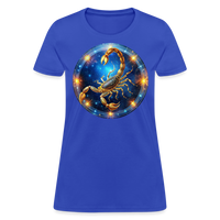 Thumbnail for Women's Mystic Scorpio T-Shirt - royal blue