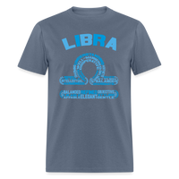 Thumbnail for Men's Power Words Libra Classic T-Shirt - denim