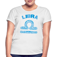 Thumbnail for Women's Power Words Libra Relaxed Fit T-Shirt - white