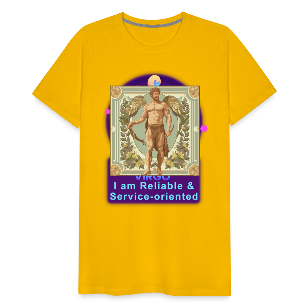 Men's Mythical Virgo Premium T-Shirt - sun yellow