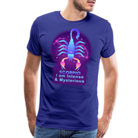 Thumbnail for Men's Neon Scorpio Premium T-Shirt - royal blue