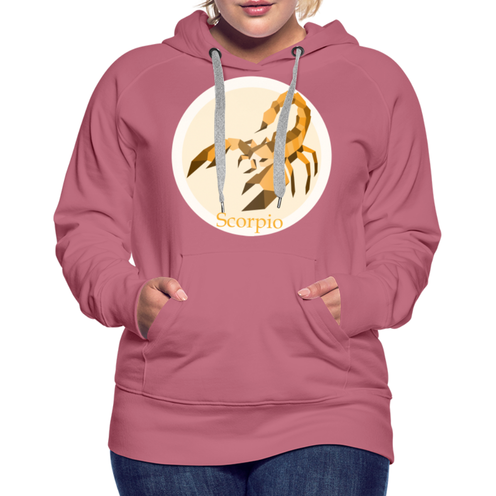 Women’s Mosaic Scorpio Premium Hoodie - mauve