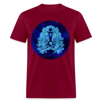 Thumbnail for Men's Stellar Virgo Classic T-Shirt - burgundy