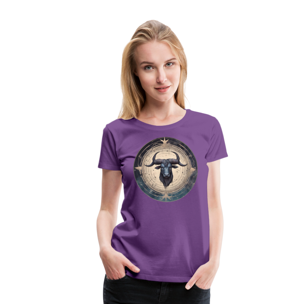 Women’s Mythical Taurus Premium T-Shirt - purple