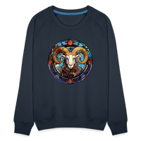 Thumbnail for Women’s Mosaic Aries Premium Sweatshirt - navy