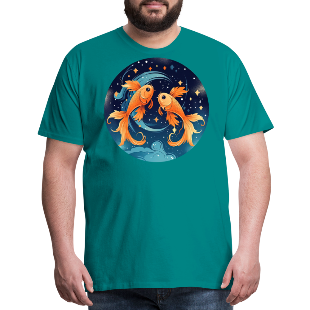 Men's Magic Pisces Premium T-Shirt - teal