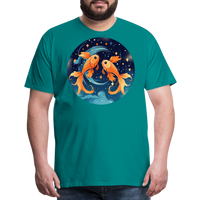 Thumbnail for Men's Magic Pisces Premium T-Shirt - teal