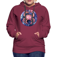 Thumbnail for Women’s Mythical Cancer Premium Hoodie - burgundy